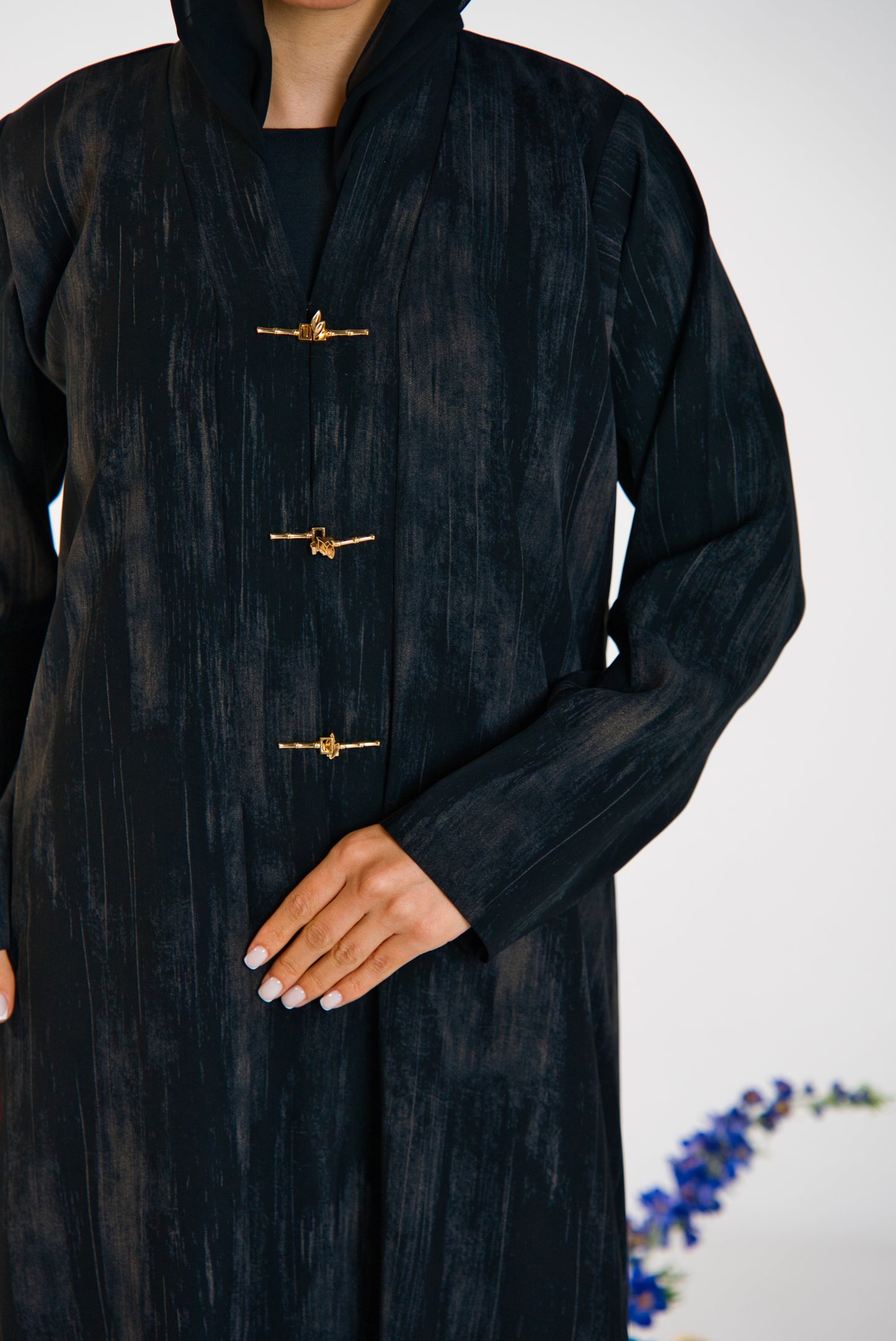 Black premium stylish abaya