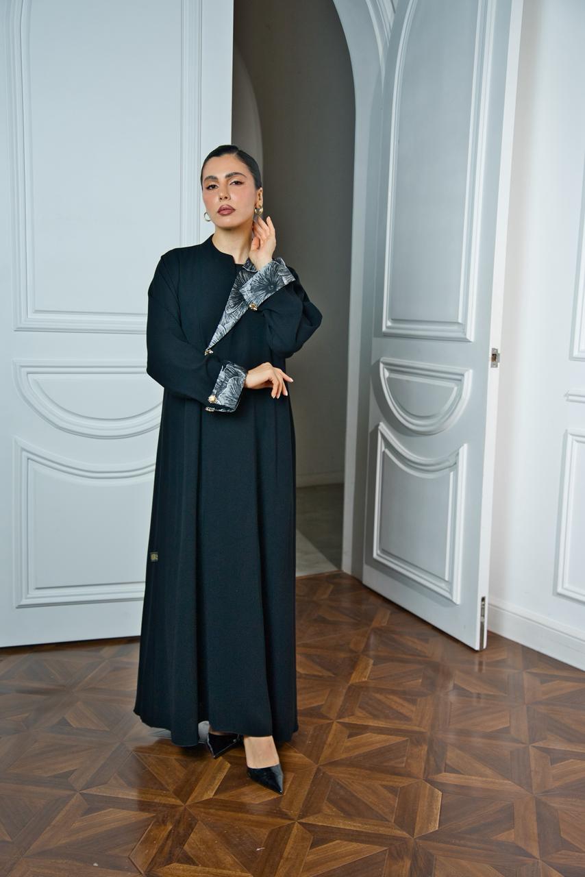 Black Stylish Abaya 3