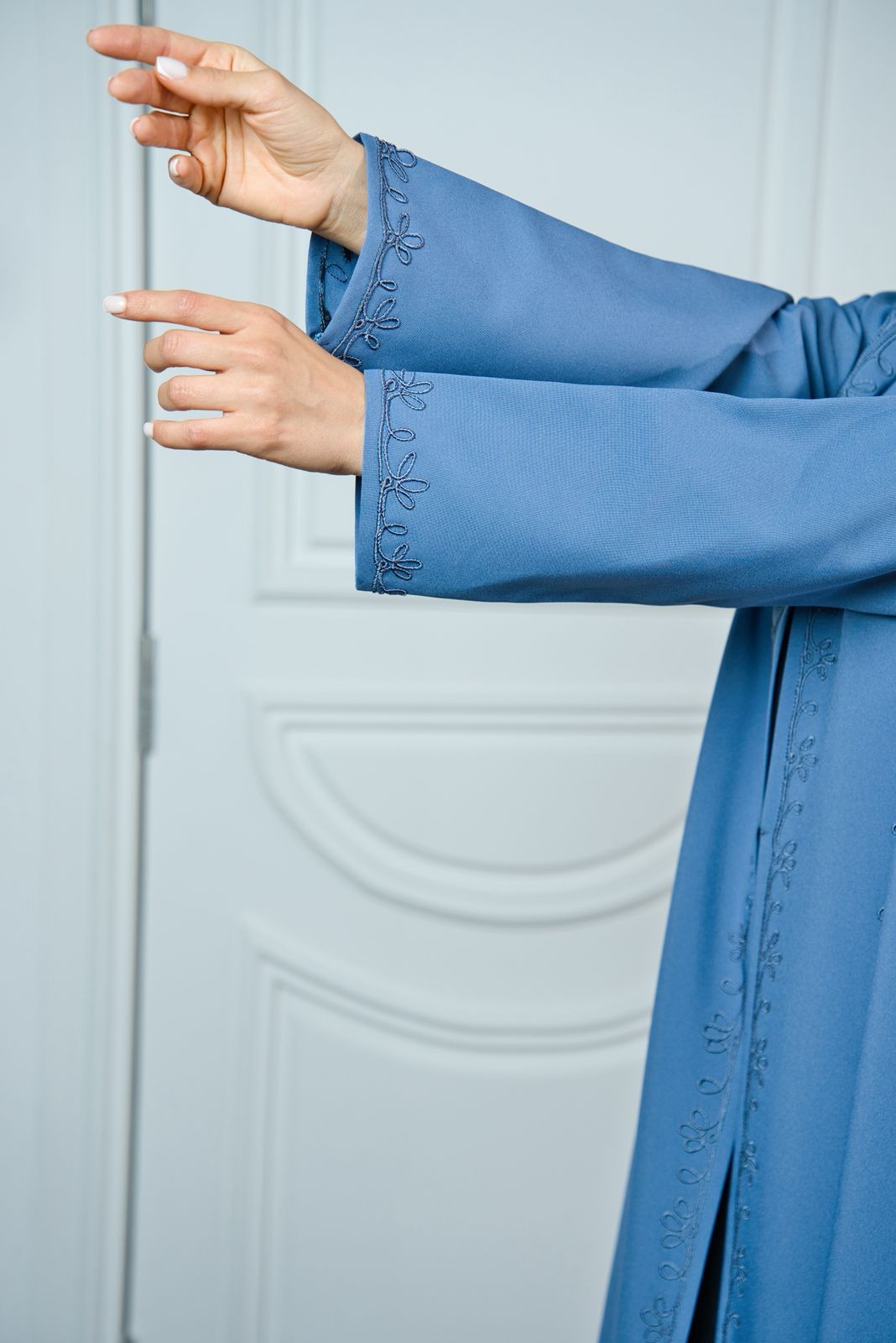 Blue Stylish Abaya