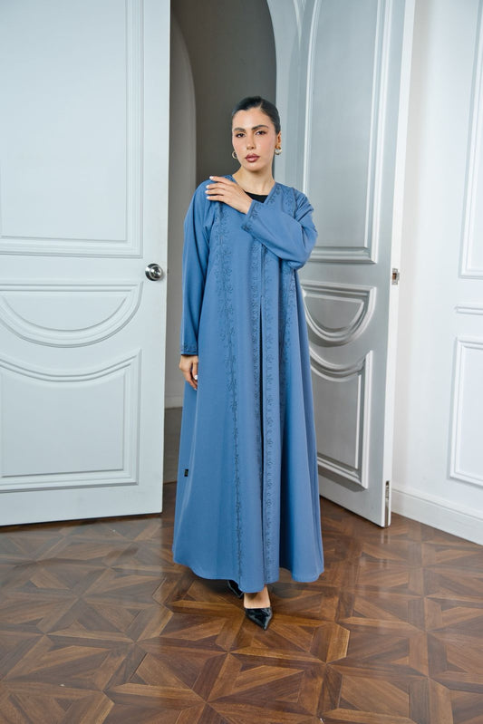 Blue Stylish Abaya