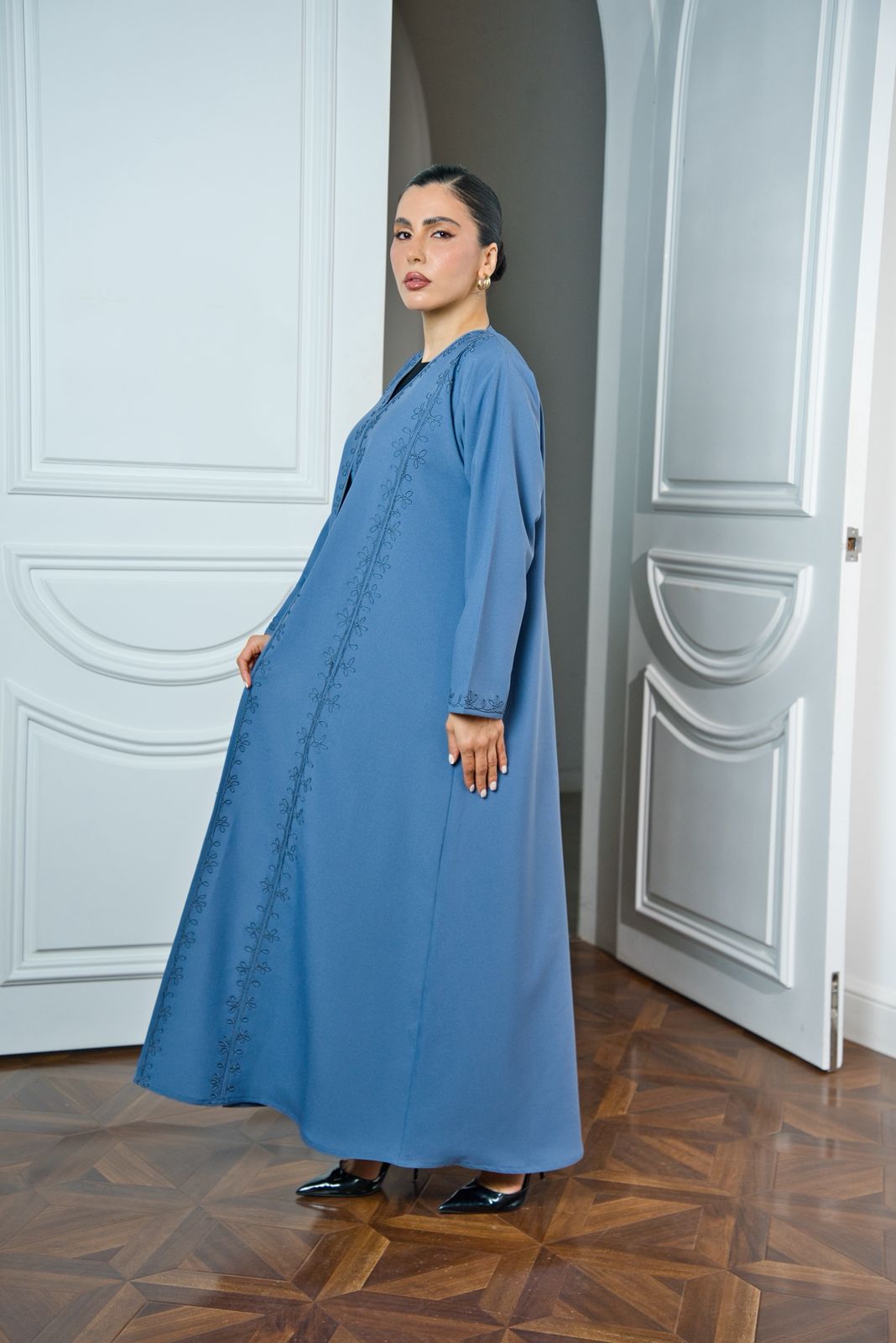 Blue Stylish Abaya