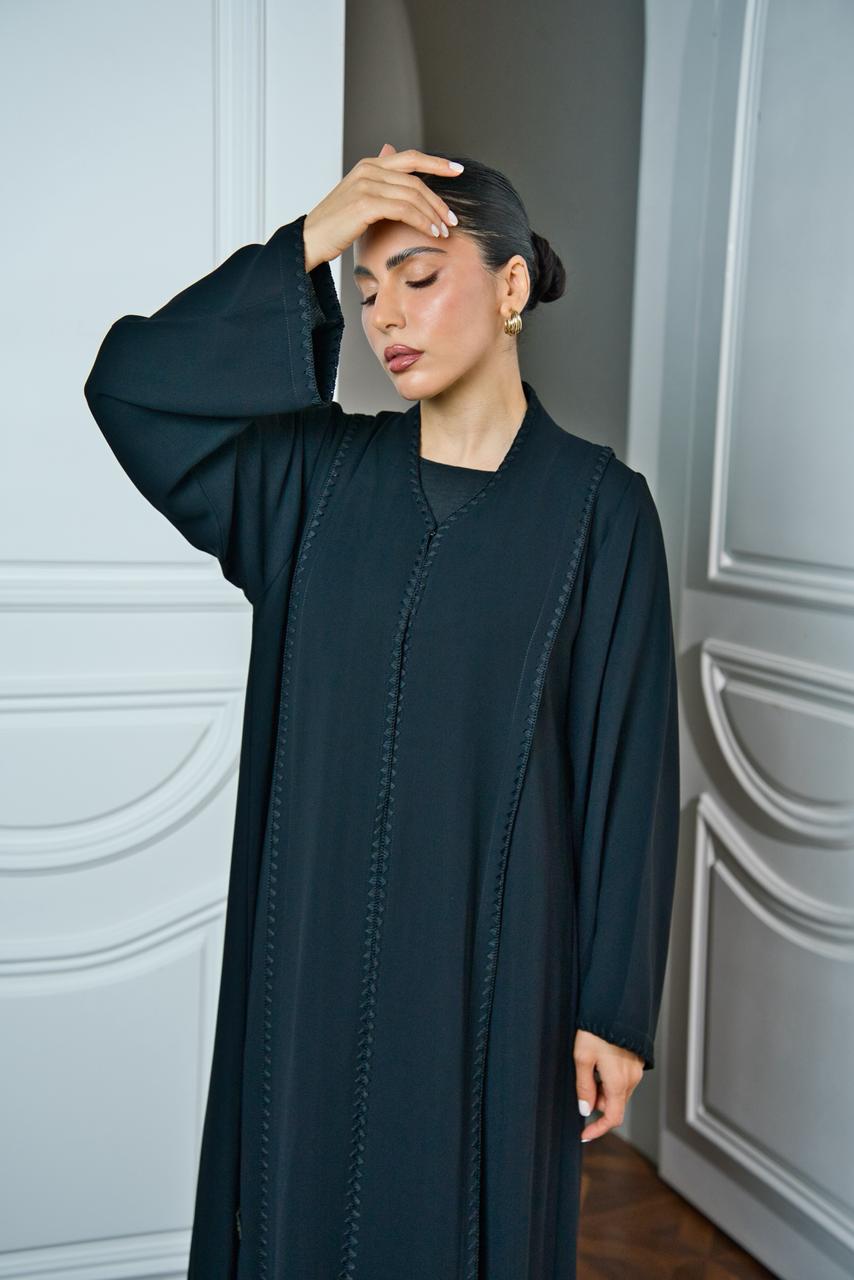 Black Simple Abaya