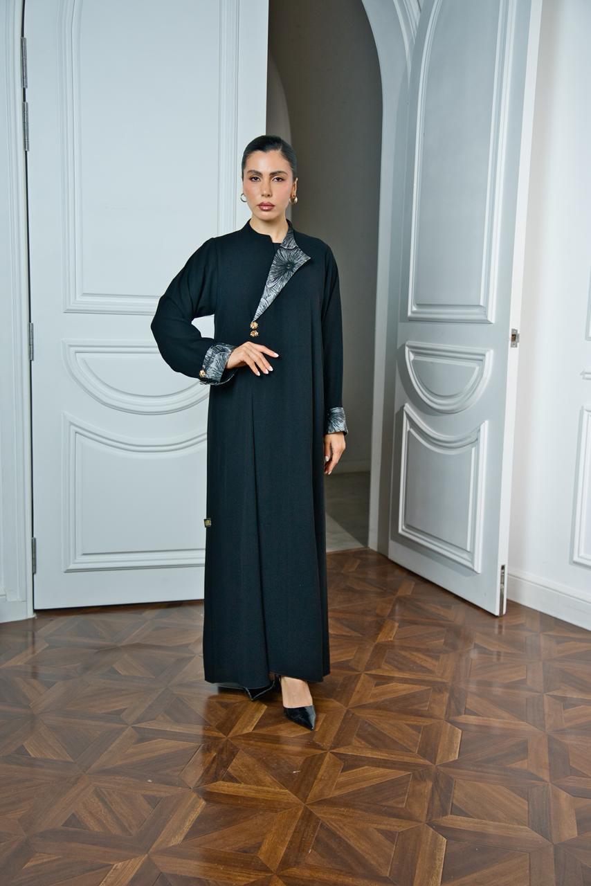 Black Stylish Abaya 3