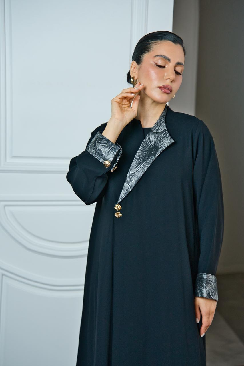 Black Stylish Abaya 3