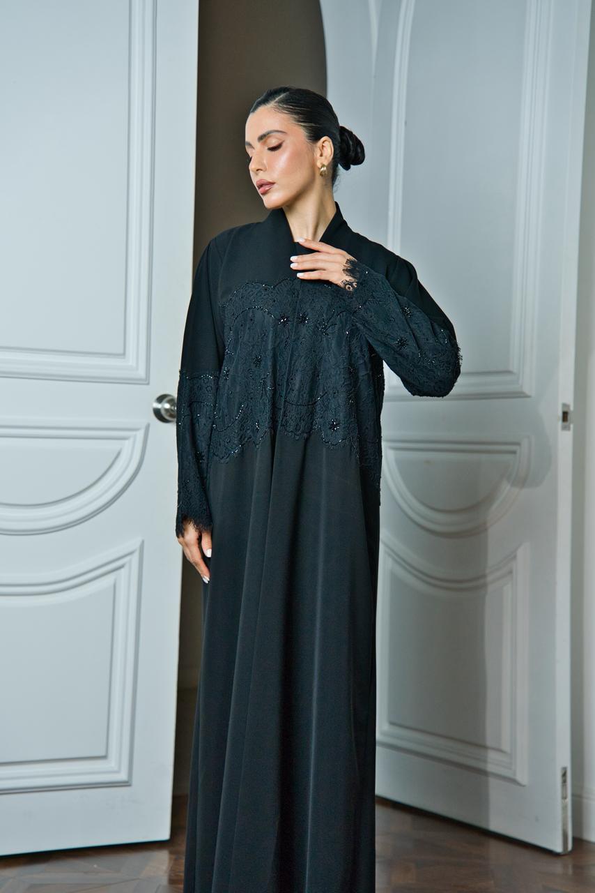 Black Stylish Abaya 4