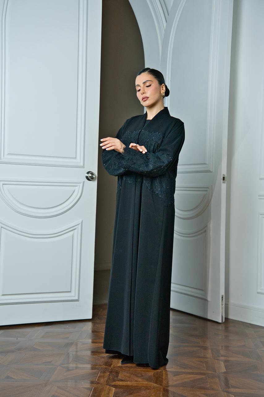 Black Stylish Abaya 4