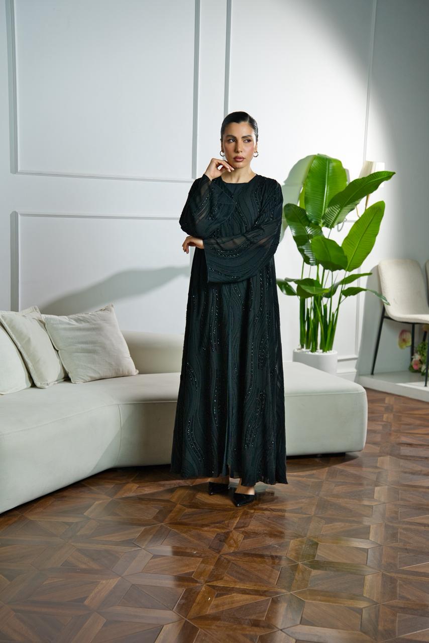 Black Stylish Abaya 5