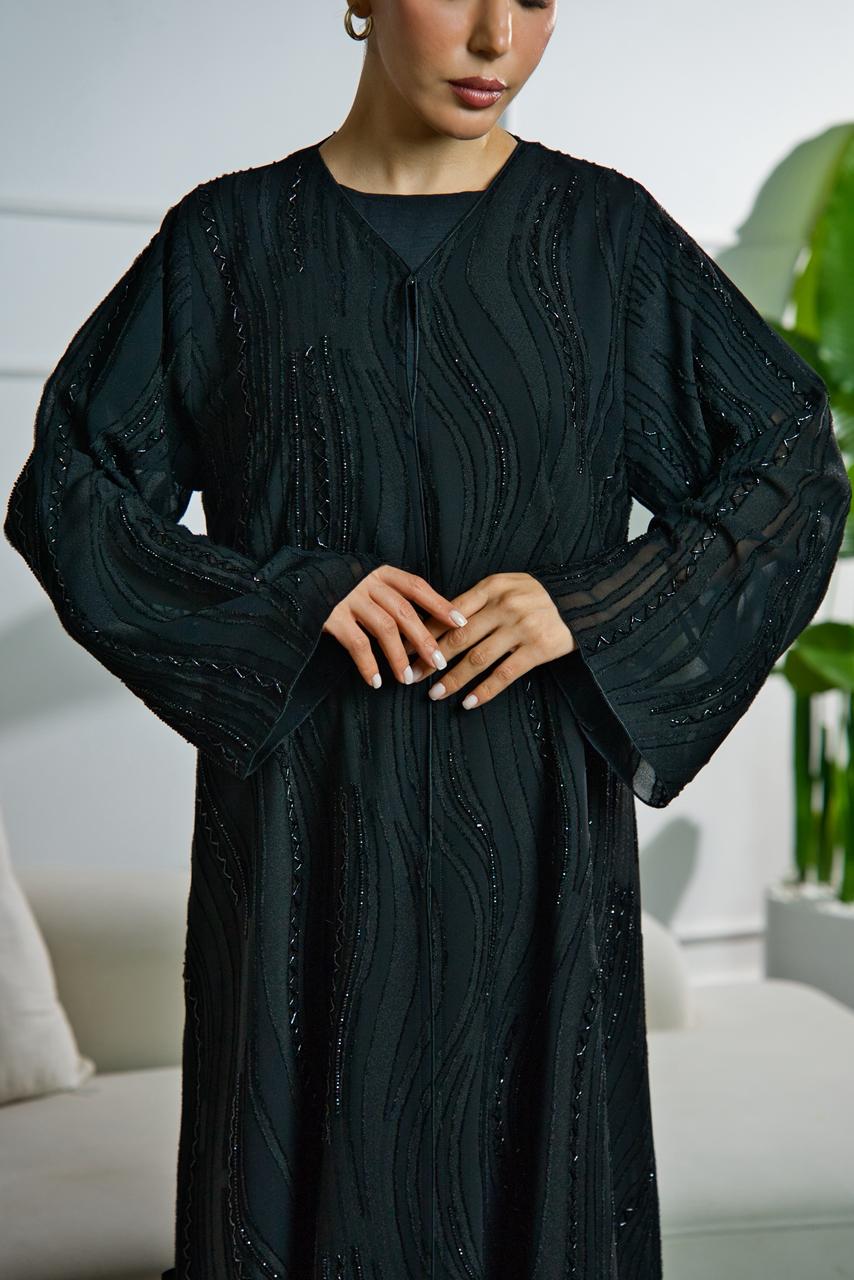 Black Stylish Abaya 5