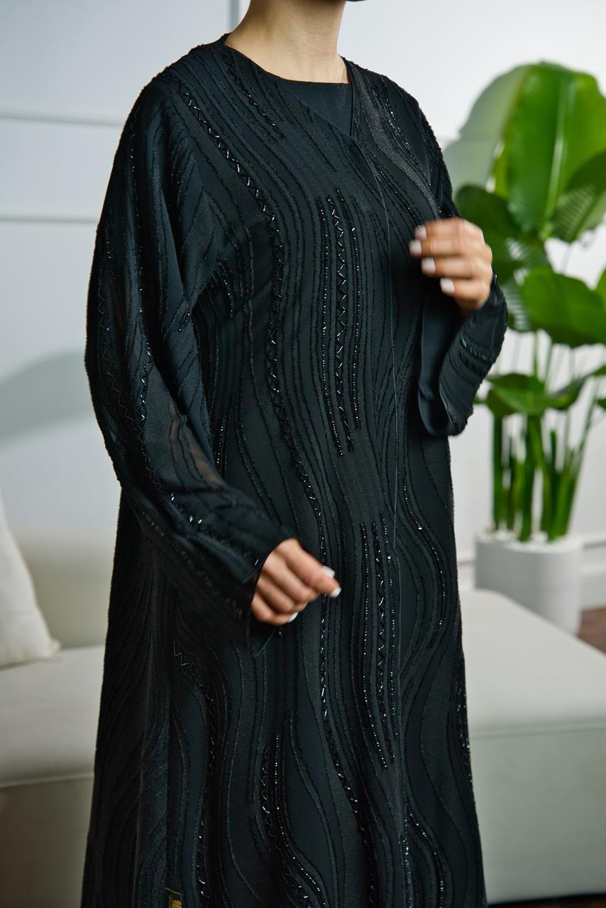 Black Stylish Abaya 5