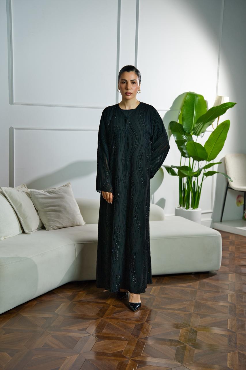 Black Stylish Abaya 5