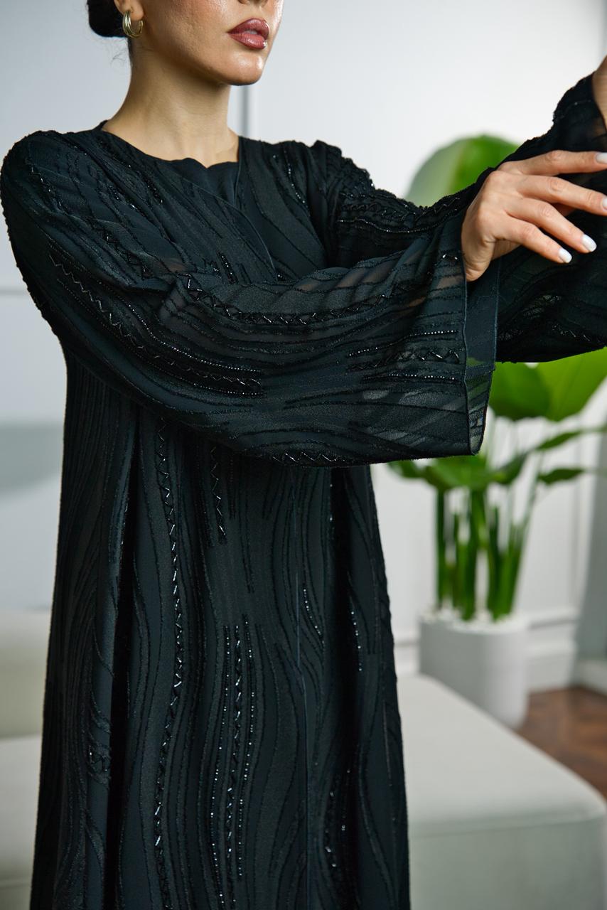Black Stylish Abaya 5